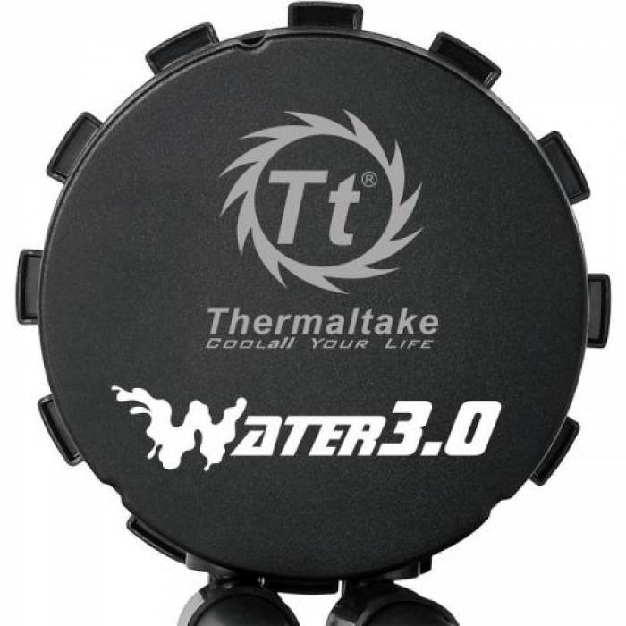 Cooler Procesor Thermaltake Water 3.0 Riing 240, RGB LED, 120mm