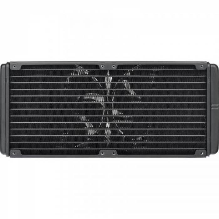 Cooler Procesor Thermaltake Water 3.0 Riing Red 280, Red LED, 2x 140mm