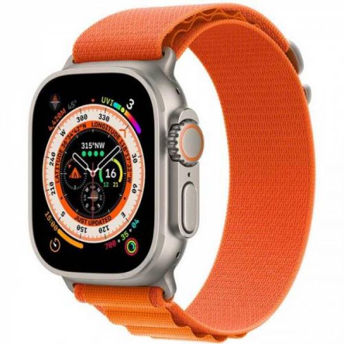 Curea SmartWatch Apple Alpine Loop Large, 49mm, Orange
