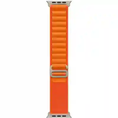 Curea SmartWatch Apple Alpine Loop Medium, 49mm, Orange