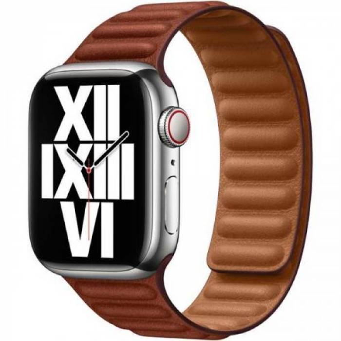 Curea SmartWatch Apple Leather Link M/L, 41mm, Umber