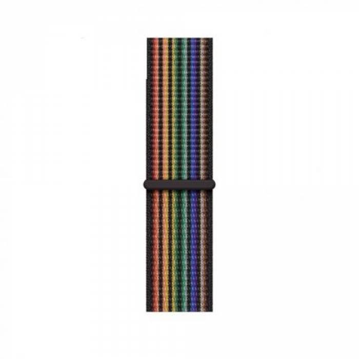 Curea SmartWatch Apple Nike Sport Loop, 45mm, Pride Edition