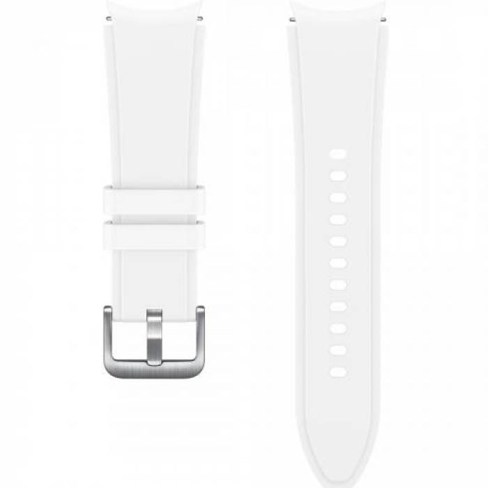 Curea SmartWatch Samsung Ridge Sport Band pentru Galaxy Watch 4 / 4 Classic, 20mm, White