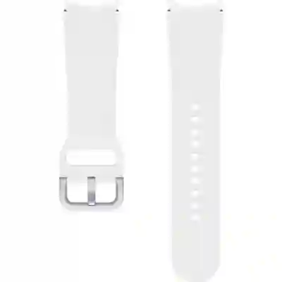 Curea SmartWatch Samsung Sport Band Galaxy Watch 4, 40mm, White