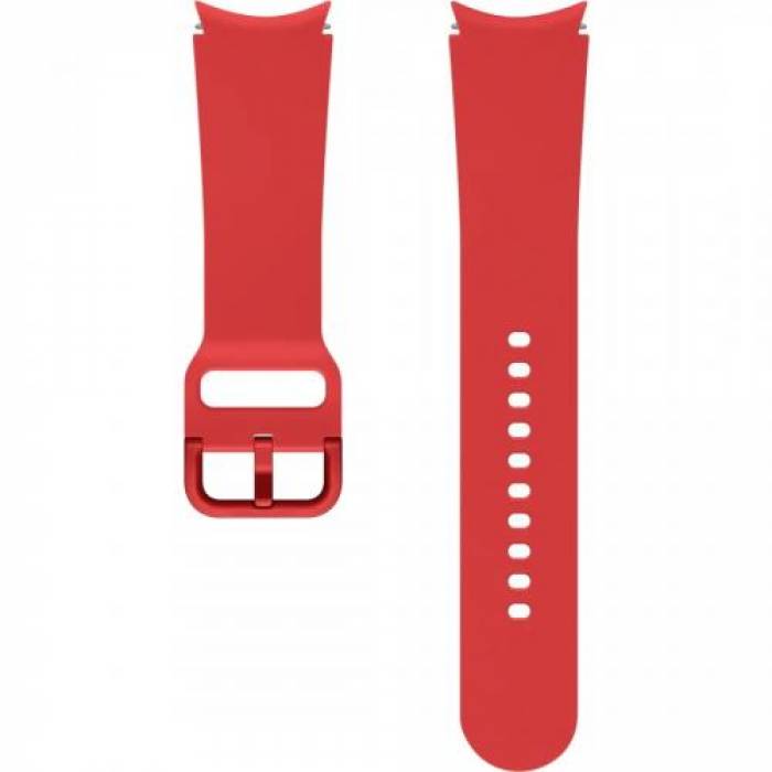 Curea SmartWatch Samsung Sport Band pentru Galaxy Watch 4, 44mm, Red