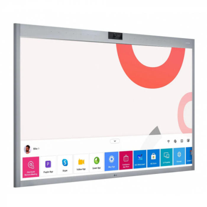 Display interactiv LG Seria CT5WJ 55CT5WJ, 55inch, 3840x2160pixeli, Windows 10, Silver