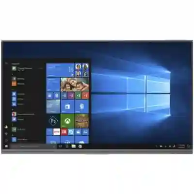 Display Interactiv Prestigio MultiBoard (Monoblock) L Prime Series 65inch, 3840x2160, Android 9.0, Windows 10 Pro, Black