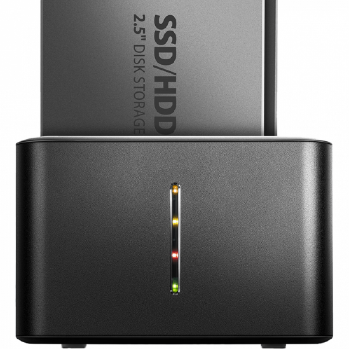 Docking Station Axagon ADSA-D25, USB 3.2 gen1 - 2x SATA, Black