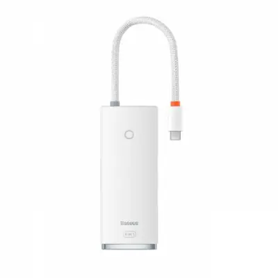 Docking Station Baseus Lite WKQX050002, USB-C, White