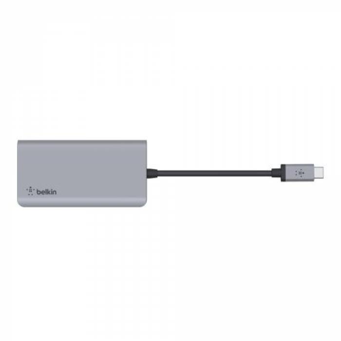 Docking Station Belkin Connect Multiport 4 in 1, Gray