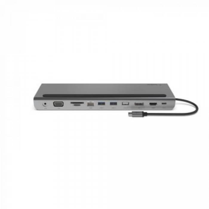 Docking Station Belkin INC004BTSGY, Grey