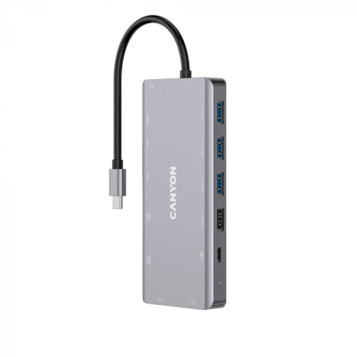 Docking Station Canyon CNS-TDS12, Gray