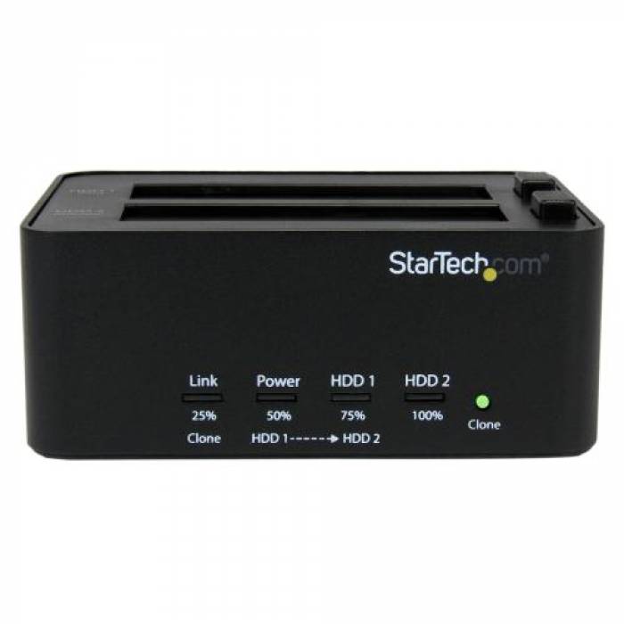 Docking Station HDD Startech SATDOCK2REU3, USB 3.0 Tip B, 3.5inch