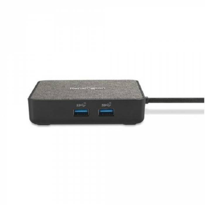 Docking Station Kensington MD120U4, Black-Grey