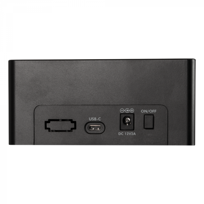 Docking Station Logilink QP0027, 2.5/3.5inch, USB-C, Black