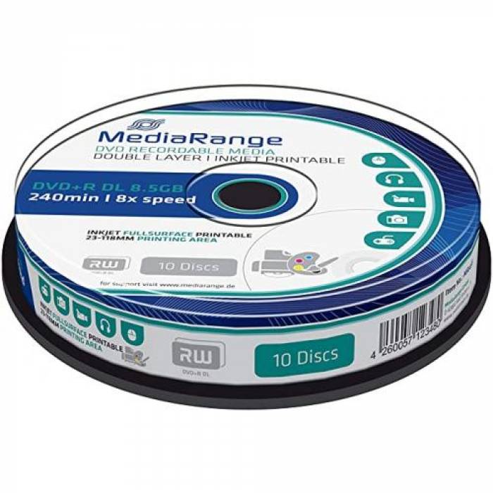 DVD+R MediaRange MR468, 8x, 10buc