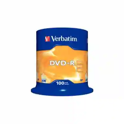 DVD-R Verbatim 16X, 4.7GB, 100 buc, Spindle