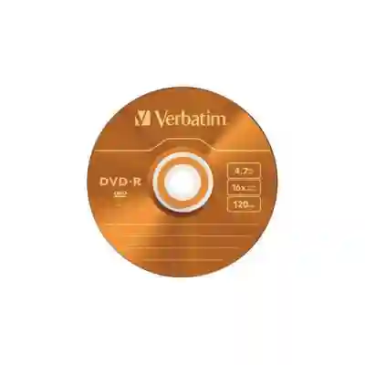 DVD-R Verbatim 16x, 4.7GB, 5buc, Slim jewel case