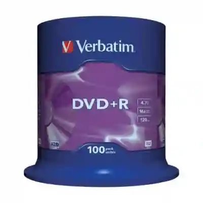 DVD+R Verbatim 43551, 16x, 4.7GB, Matt Silver