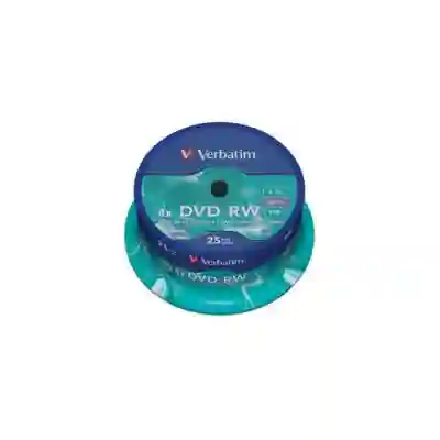 DVD-RW Verbatim 4x, 4.7GB, 25buc, Spindle