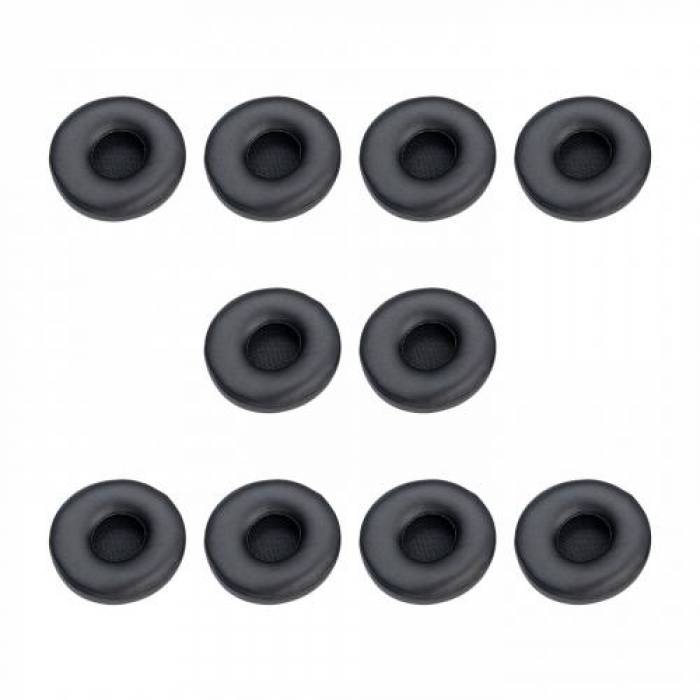 Ear cushion Jabra Engage 50, Black, 10buc