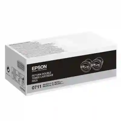 Epson cartus toner black double 2X2.5K for AL-M200/MX200 C13S050711