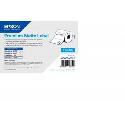 Etichete Epson Matte Label Premium C33S045723