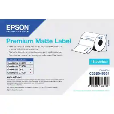 Etichete Epson Premium Matte Roll C33S045531