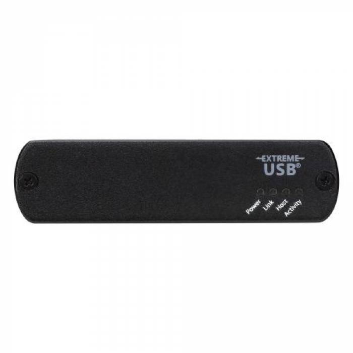 Extender ATEN UEH4002A, 4x USB 2.0, Black