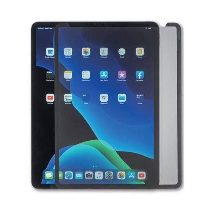 Filtru de confidentialitate Kensington K50720WW pentru iPad Pro 11, 11inch, Black