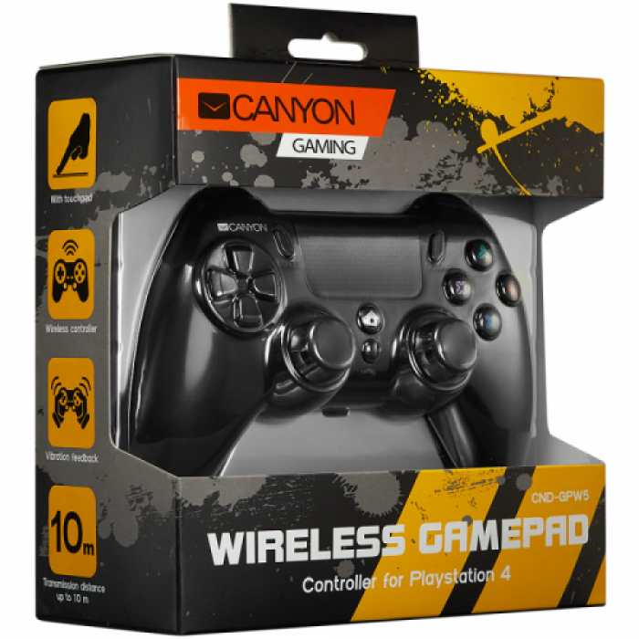 Gamepad Canyon CND-GPW5, Wireless, Black