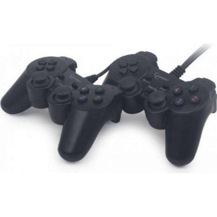 Gamepad Gembird JPD-UDV2-01 Double, USB, Black