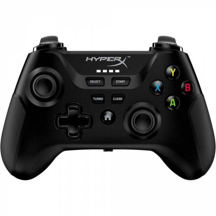 Gamepad HP HyperX Clutch, USB Wireless/Bluetooth, Black