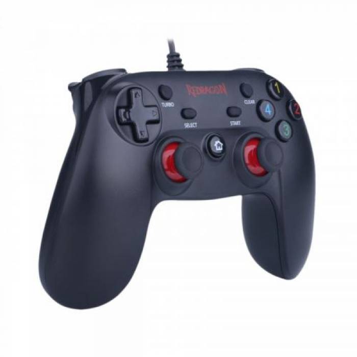 Gamepad Redragon Saturn, USB, Black