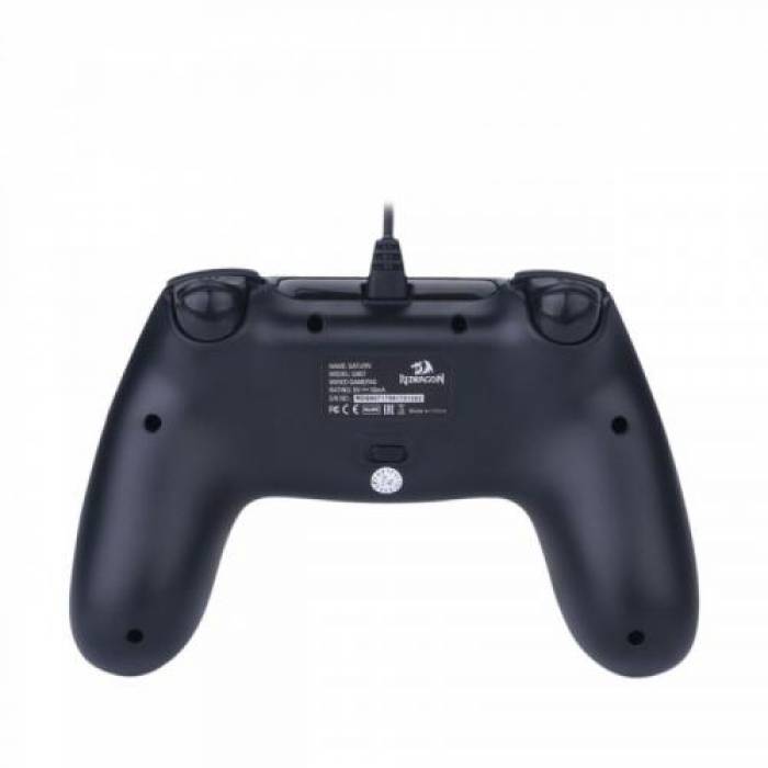 Gamepad Redragon Saturn, USB, Black