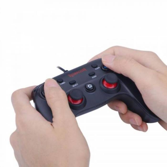 Gamepad Redragon Saturn, USB, Black