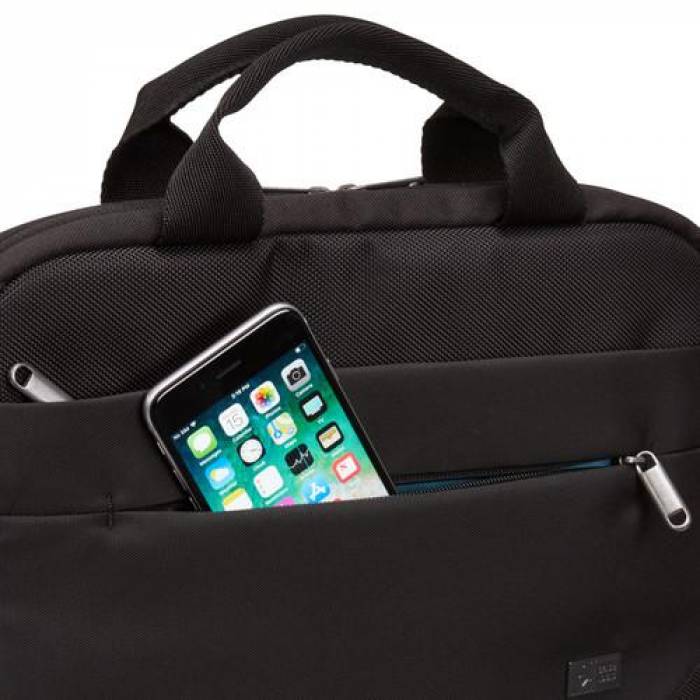 Geanta Case Logic Advantage Attaché pentru Laptop de 11.6inch, Black