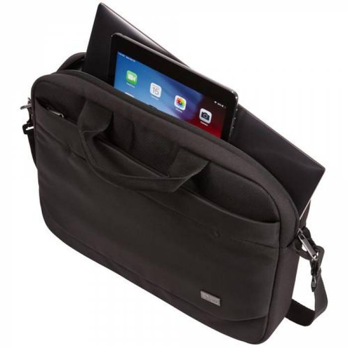 Geanta Case Logic Advantage Attaché pentru Laptop de 14.1inch, Black