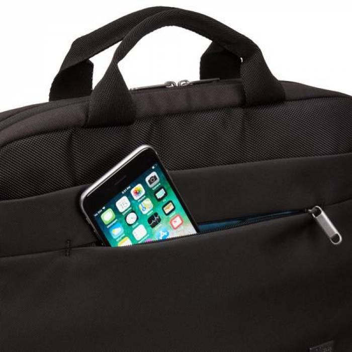 Geanta Case Logic Advantage Attaché pentru Laptop de 14.1inch, Black