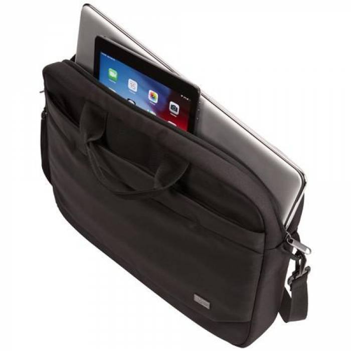 Geanta Case Logic Advantage Attaché pentru Laptop de 15.6inch, Black