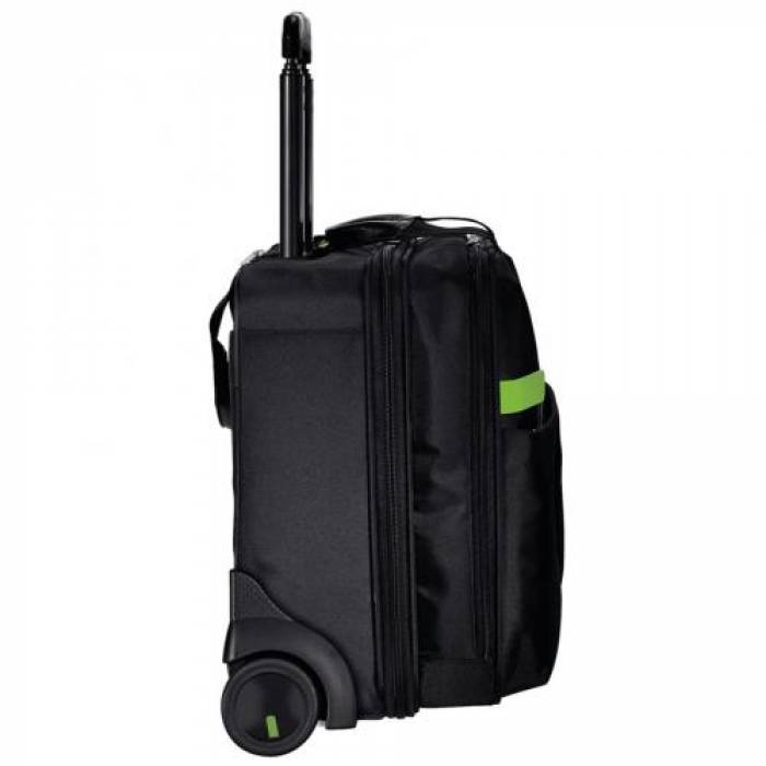 Geanta Leitz Smart Traveller Complete cu 2 rotile pentru laptop 15.6inch, Black