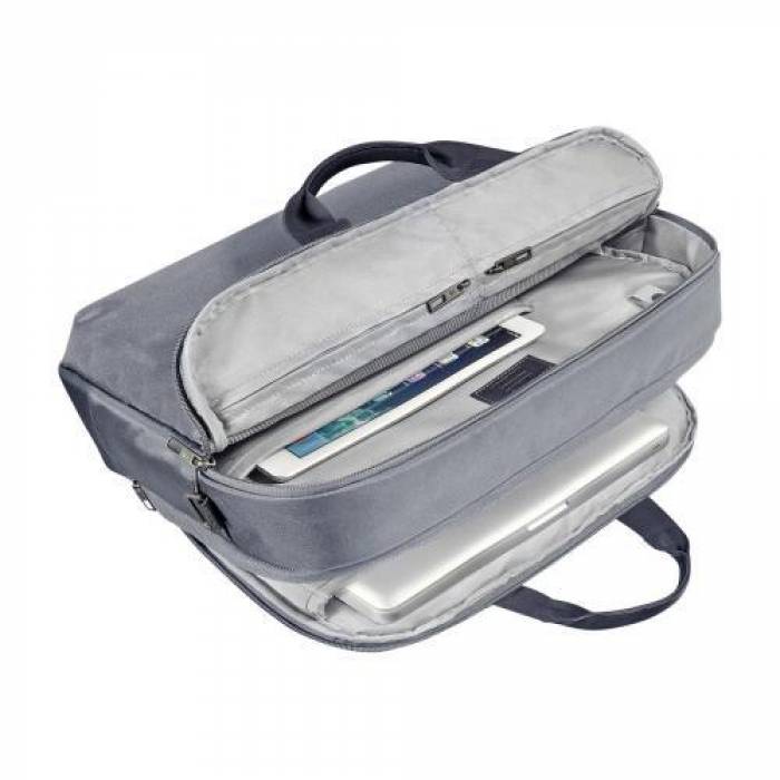 Geanta Leitz Smart Traveller Complete pentru laptop 13.3inch, Silver