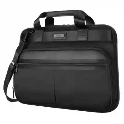 Geanta Targus Mobile Elite Slimcase pentru laptop de 13-14inch, Black
