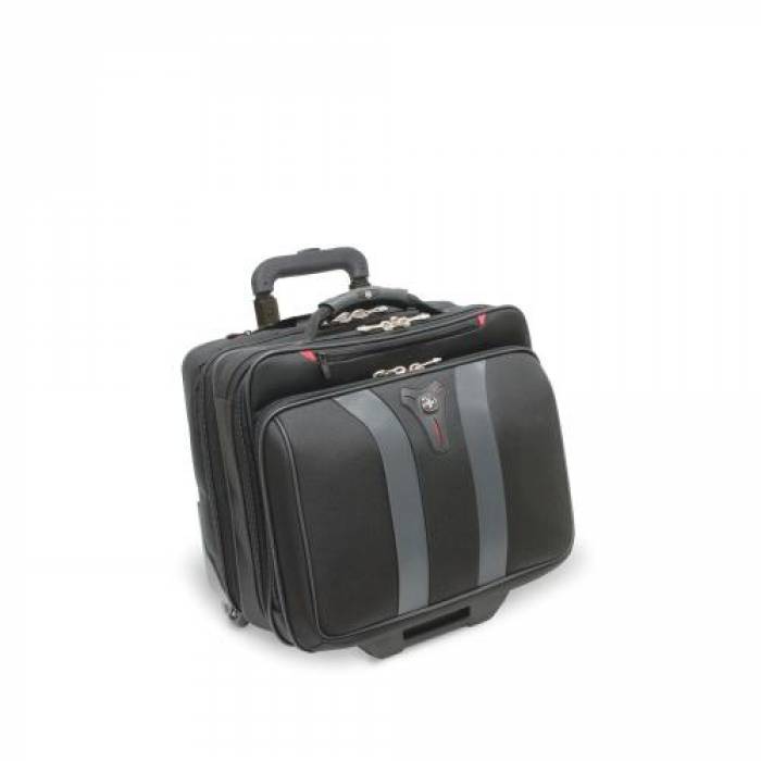 Geanta Trolley Wenger Granada black-grey pentru laptop de 17inch