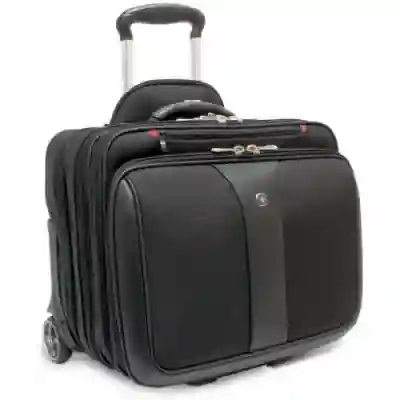 Geanta Trolley Wenger Patriot black-grey pentru laptop de 17inch