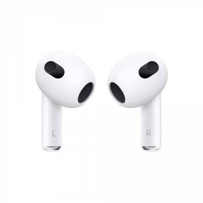 Handsfree Apple AirPods 3rd generation, White + Carcasa incarcare