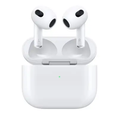 Handsfree Apple AirPods 3rd generation, White + Carcasa incarcare