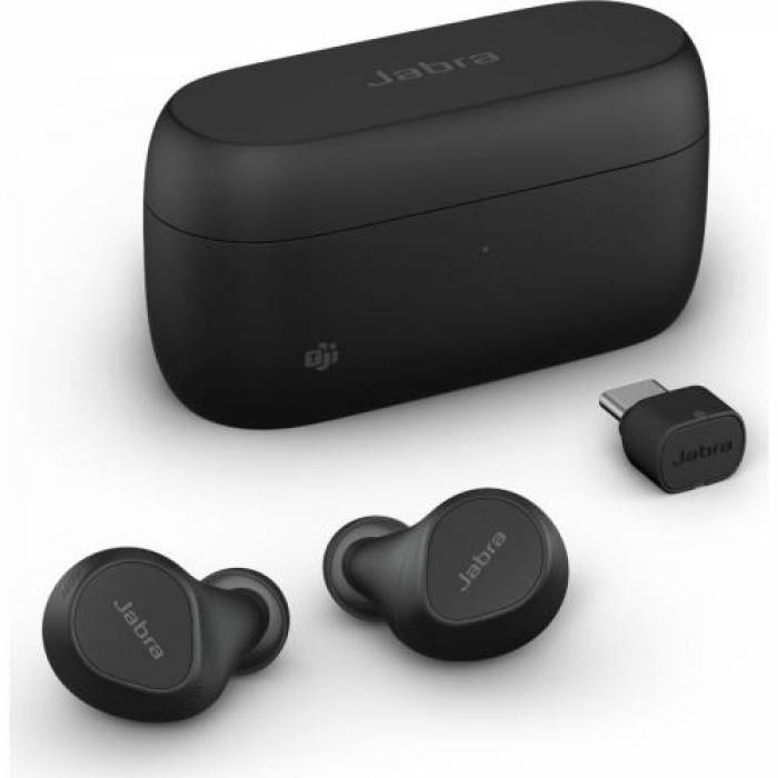 Handsfree Jabra Evolve2 Buds UC, Black + Incarcator wireless