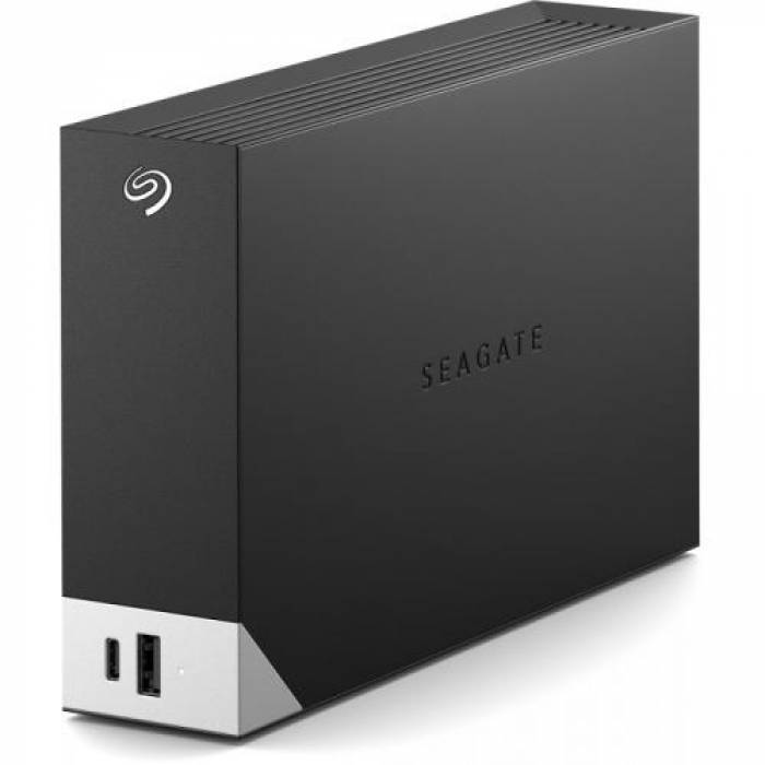 Hard Disk Extern Seagate One Touch + Hub USB 10TB, 3.5inch, Black