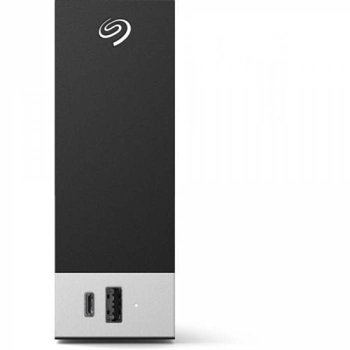 Hard Disk Extern Seagate One Touch + Hub USB 14TB, micro USB-B, Black